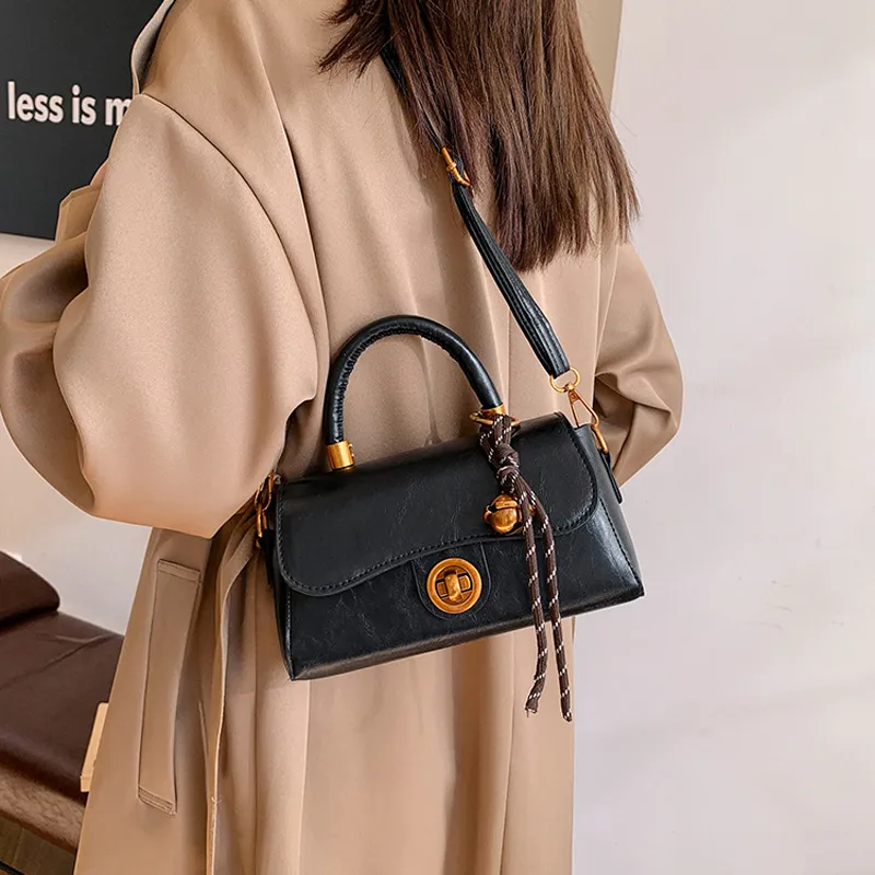 AOSONG PU Crossbody One Shoulder Handbag Regular Unisex Brown/Black/Green/Red-7
