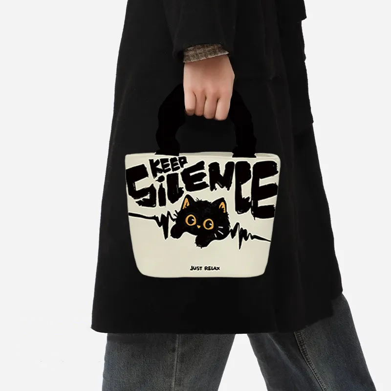 AOSONG Suede Tech Fabric Handbag Regular Women's Briquette Cat-4