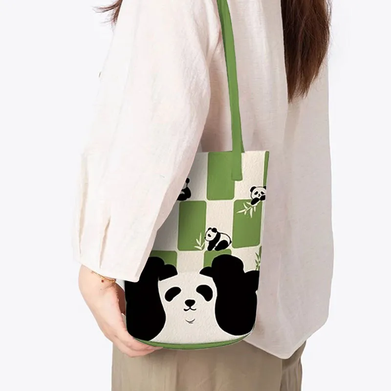 AOSONG Suede Tech Fabric Shoulder Bag Regular Unisex Green-3