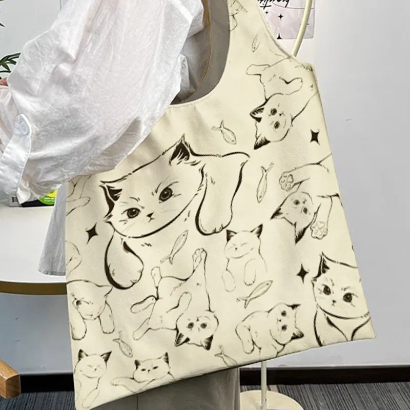 AOSONG Suede Tech Fabric Shoulder Bag Unisex White-6