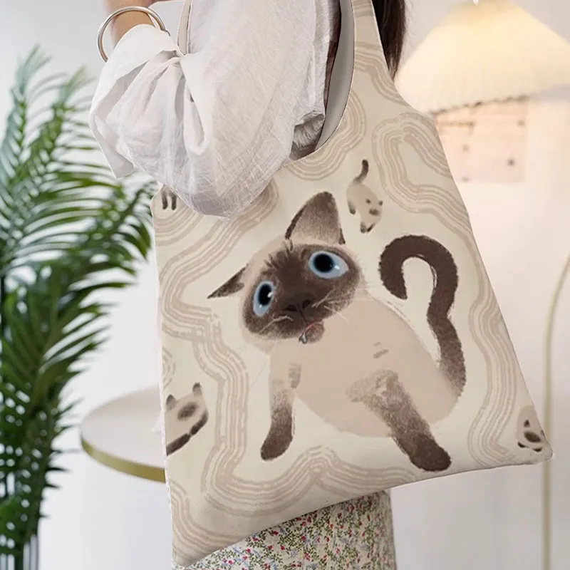 AOSONG Canvas Shoulder Bag Unisex Daze Thai Silk-2