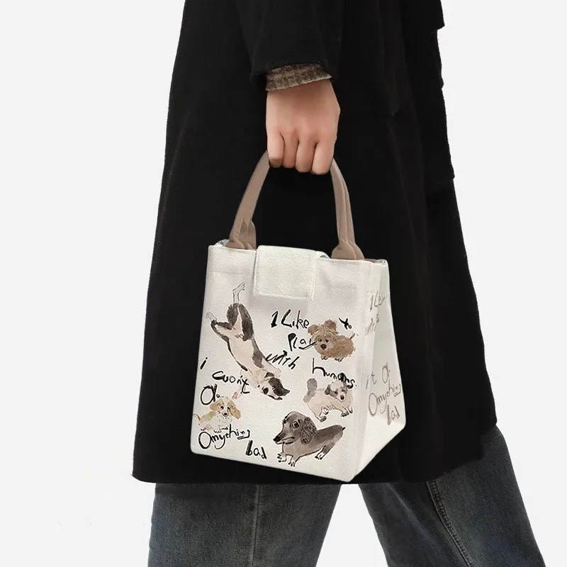 AOSONG Suede Tech Fabric Handbag Unisex-4