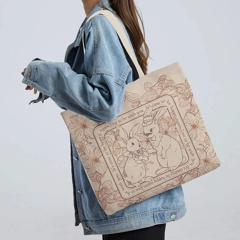 AOSONG Suede Tech Fabric Shoulder Bag Regular Unisex Ecru-4