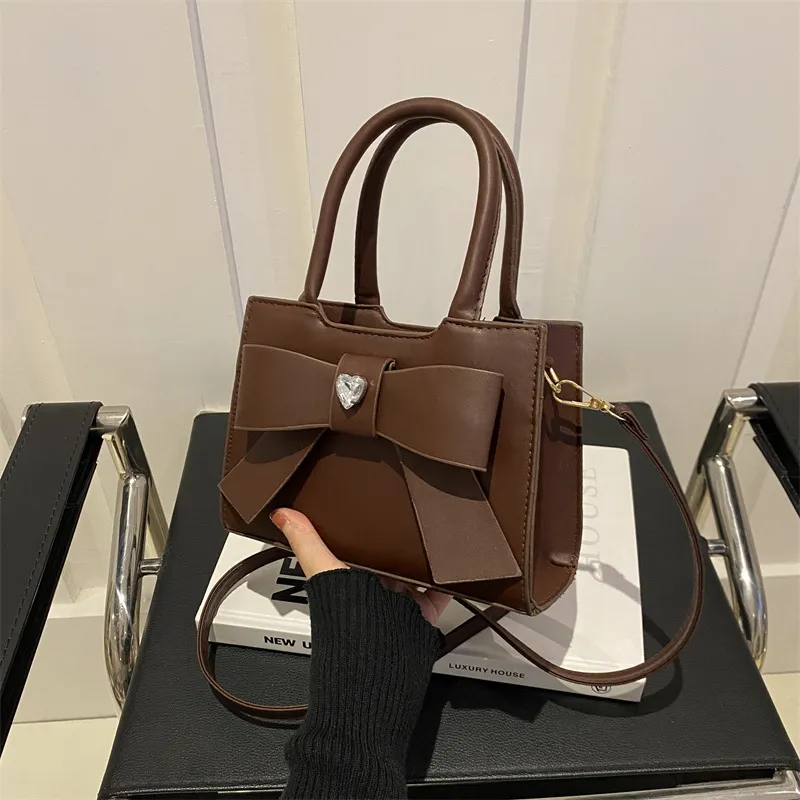 AOSONG PU Handbag Women's Coffee/Black-4