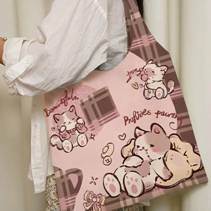 AOSONG Suede Tech Fabric Shoulder Bag Women's Pink-3