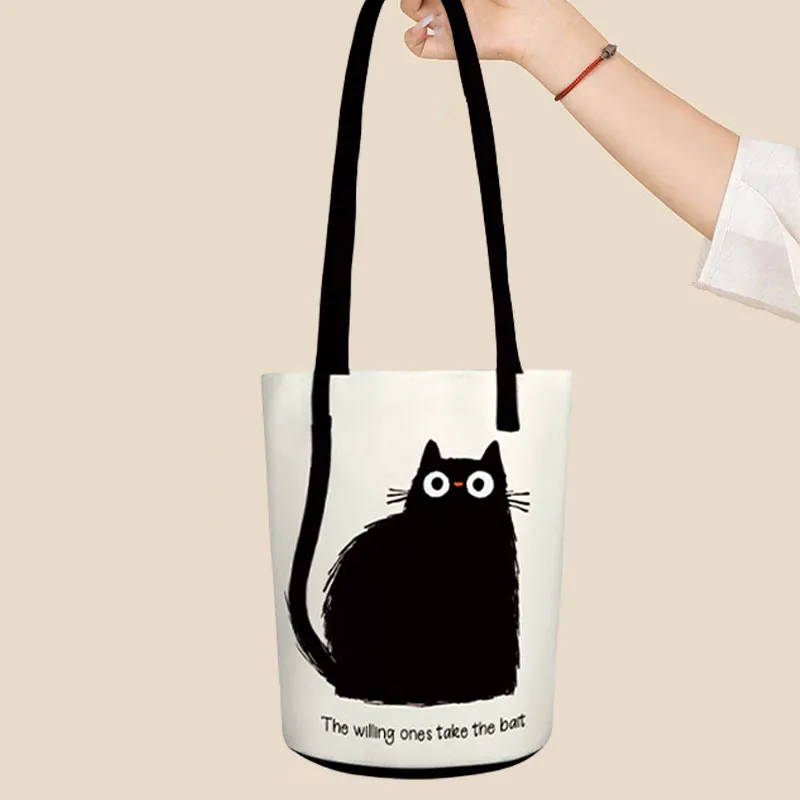 AOSONG Suede Tech Fabric Shoulder Bag Regular Unisex White/Black-4