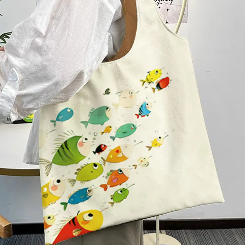 AOSONG Suede Tech Fabric Shoulder Bag Regular Women's Fish Flapping-4