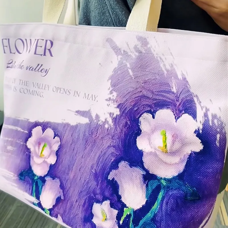 AOSONG Suede Tech Fabric Shoulder Bag Regular Unisex Purple Orchid-4