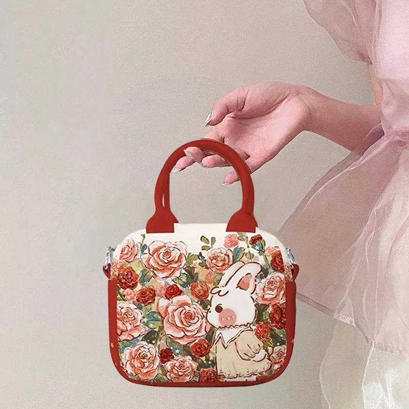 AOSONG Technical Fabric Crossbody One Shoulder Handbags Regular Women's Rose Manor-1