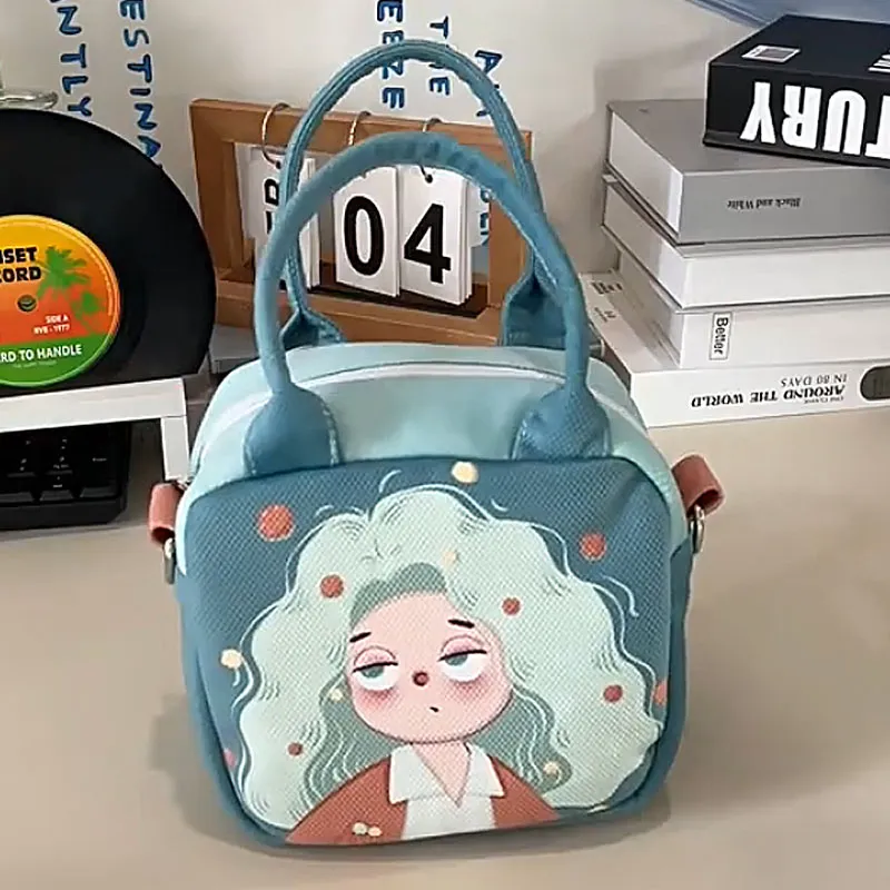 AOSONG Suede Technology Fabric One Shoulder Handbag Regular Women's Curling Square Brick-1