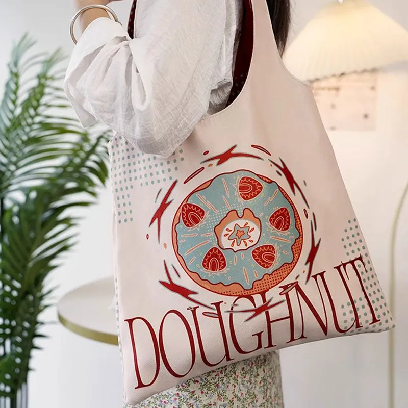 AOSONG Suede Tech Fabric Shoulder Bag Unisex Donut-shaped Satchel-2