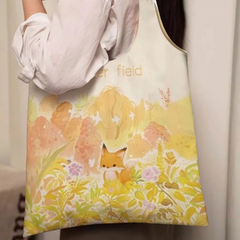 AOSONG Suede Tech Fabric Shoulder Bag Regular Unisex Yellow-4