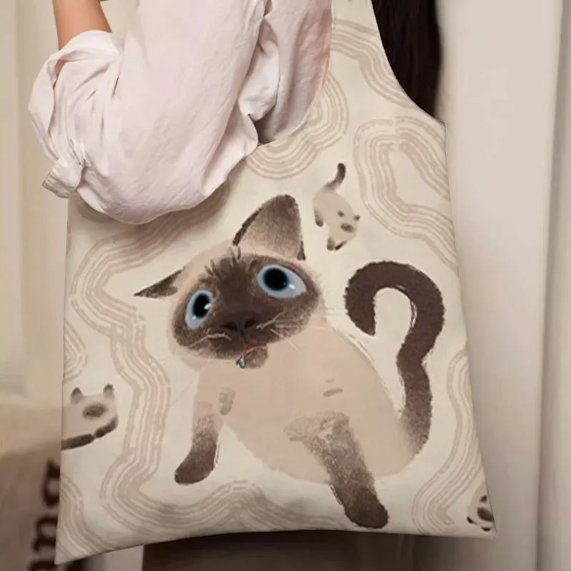 AOSONG Canvas Shoulder Bag Unisex Daze Thai Silk-4