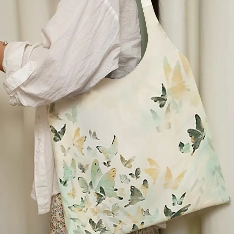 AOSONG Suede Tech Fabric Shoulder Bag Unisex Multicolor-3