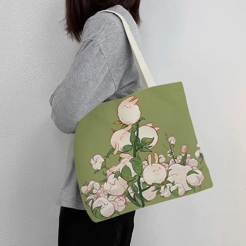 AOSONG Tech Cloth Shoulder Bag Small Size Unisex Green-4