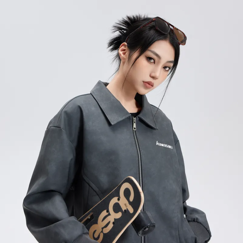 Kawasaki Leather Jackets Unisex-3