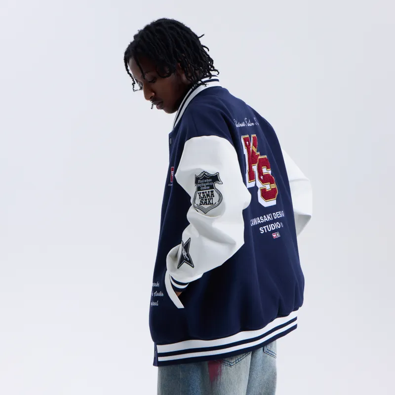 Kawasaki Baseball Jacket Unisex-14