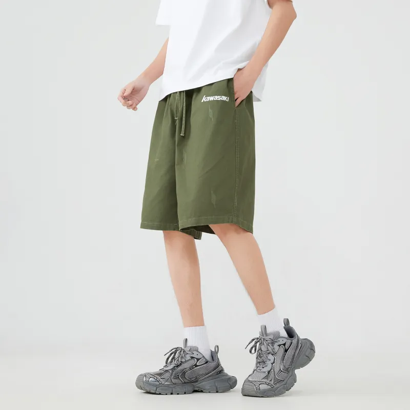 Kawasaki Denim Shorts Unisex-12