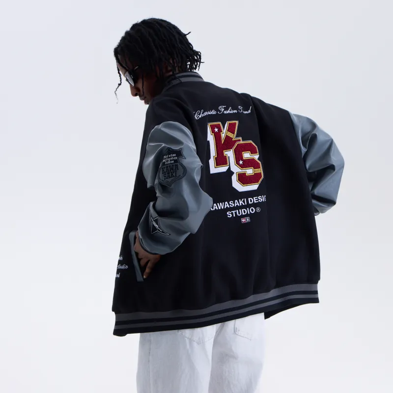Kawasaki Baseball Jacket Unisex-7