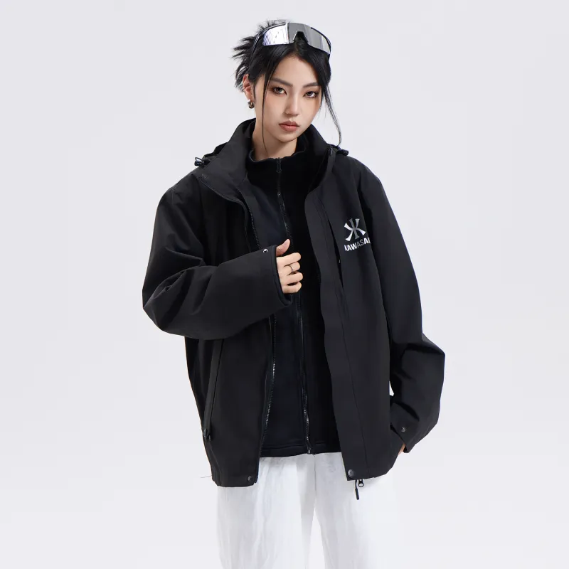 Kawasaki Water Resistant Windproof Wear Resistant Windbreaker Jacket Unisex-7
