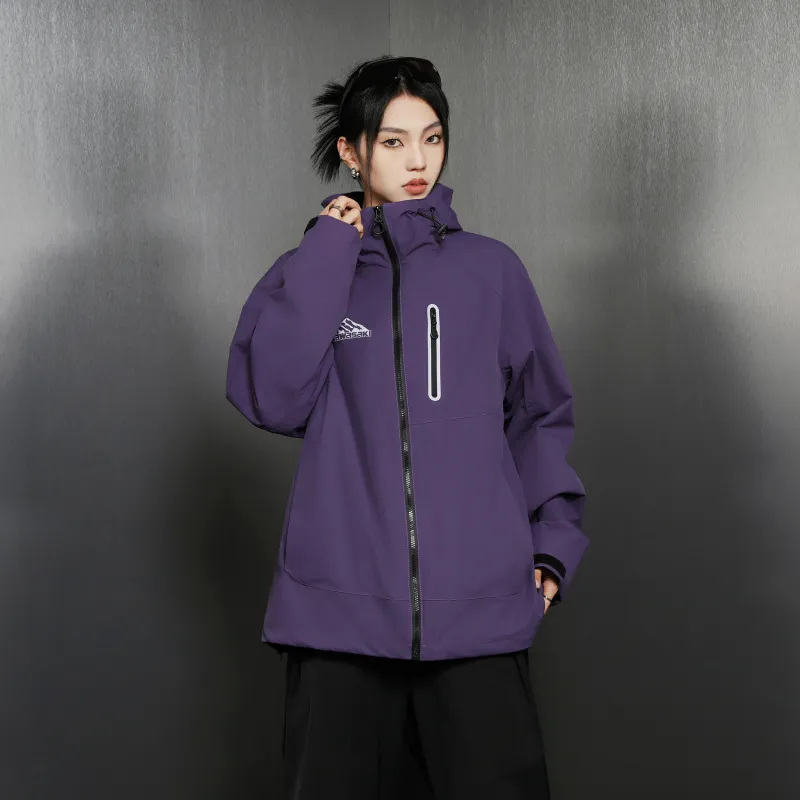 Kawasaki Outdoor Hiking Water Resistant Windproof UV Protection Windbreaker Jacket Unisex-11