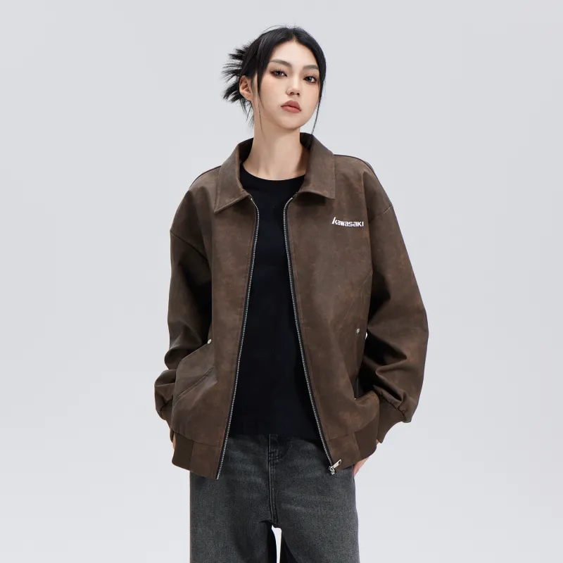 Kawasaki Leather Jackets Unisex-33