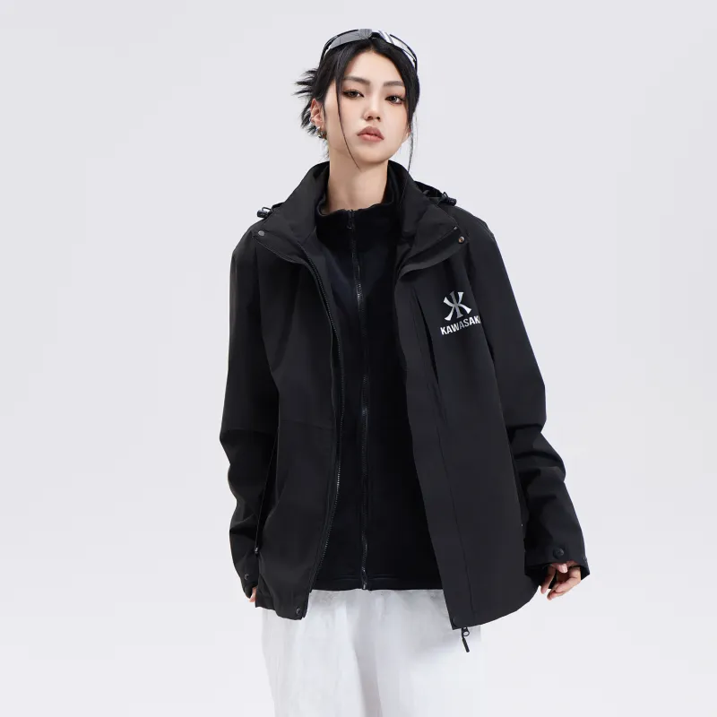 Kawasaki Water Resistant Windproof Wear Resistant Windbreaker Jacket Unisex-6