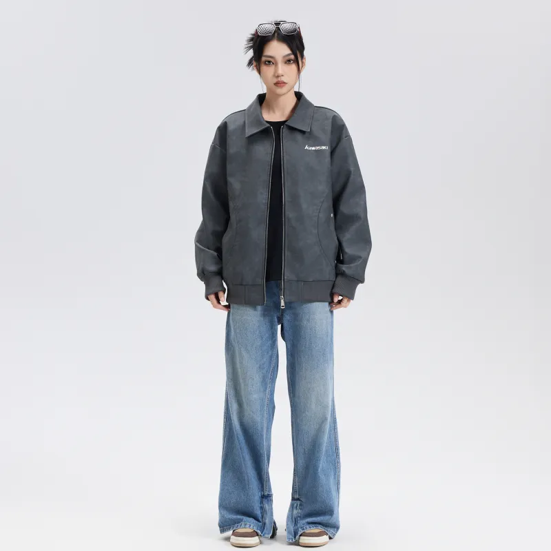 Kawasaki Leather Jackets Unisex-6