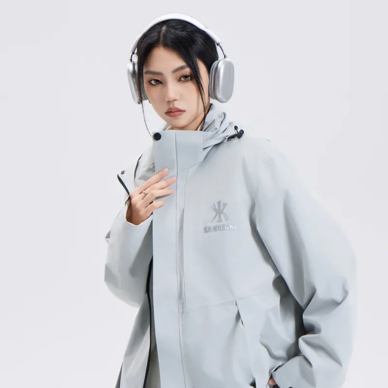 Kawasaki Water Resistant Windproof Wear Resistant Windbreaker Jacket Unisex-24