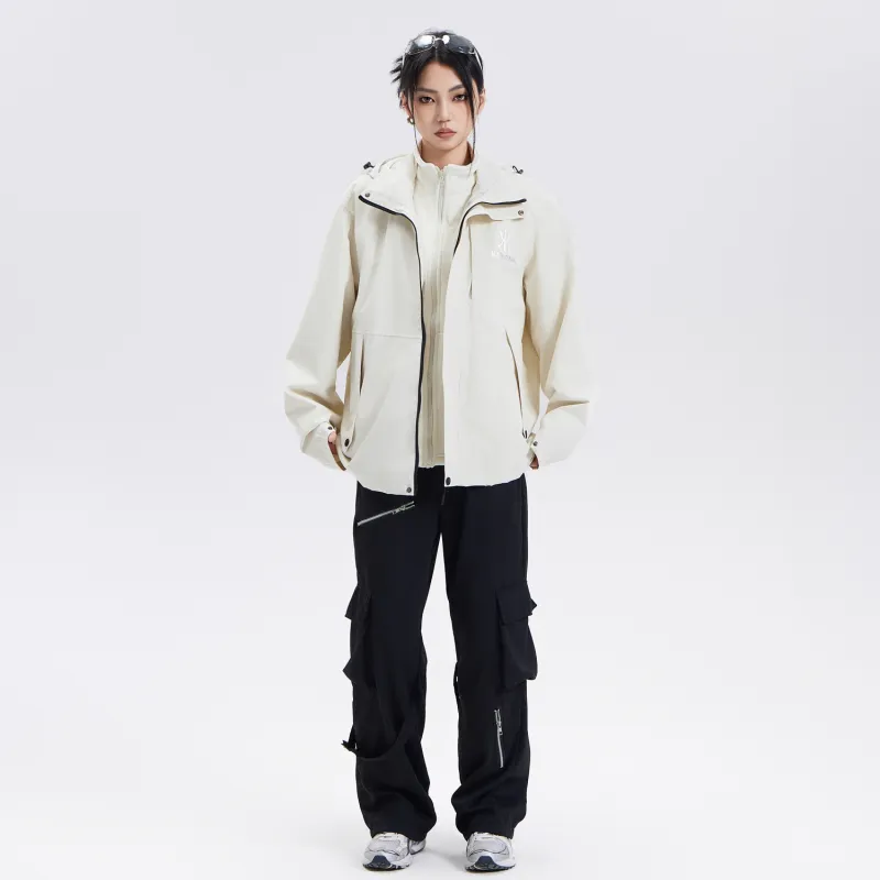 Kawasaki Water Resistant Windproof Wear Resistant Windbreaker Jacket Unisex-16
