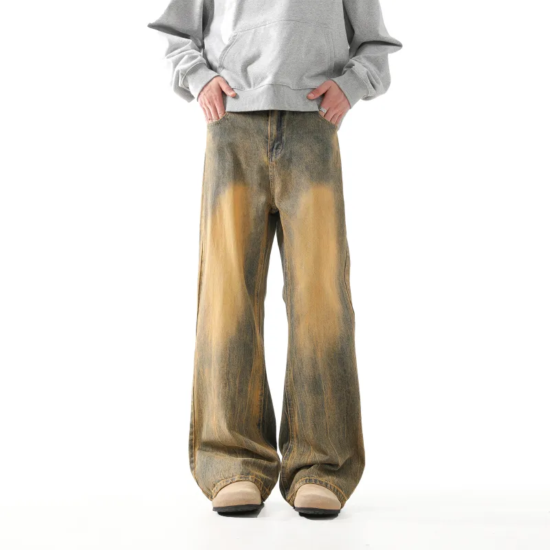 Kawasaki Jeans Unisex Vintage Yellow-3