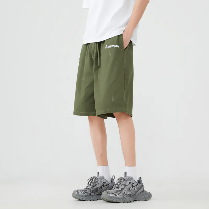 Kawasaki Denim Shorts Unisex-11