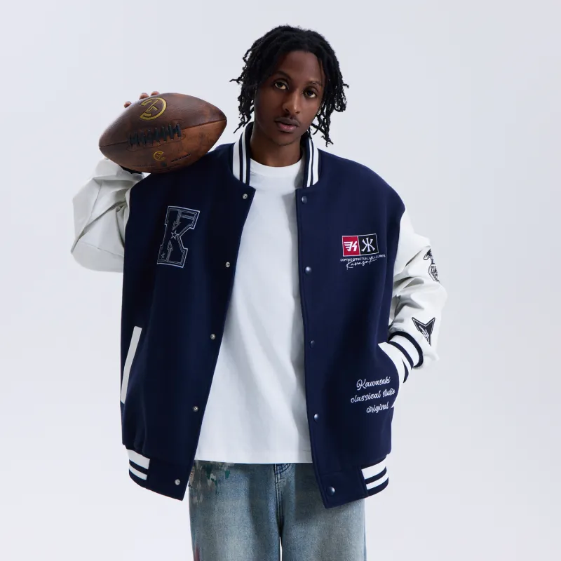 Kawasaki Baseball Jacket Unisex-10