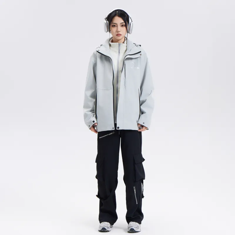 Kawasaki Water Resistant Windproof Wear Resistant Windbreaker Jacket Unisex-25
