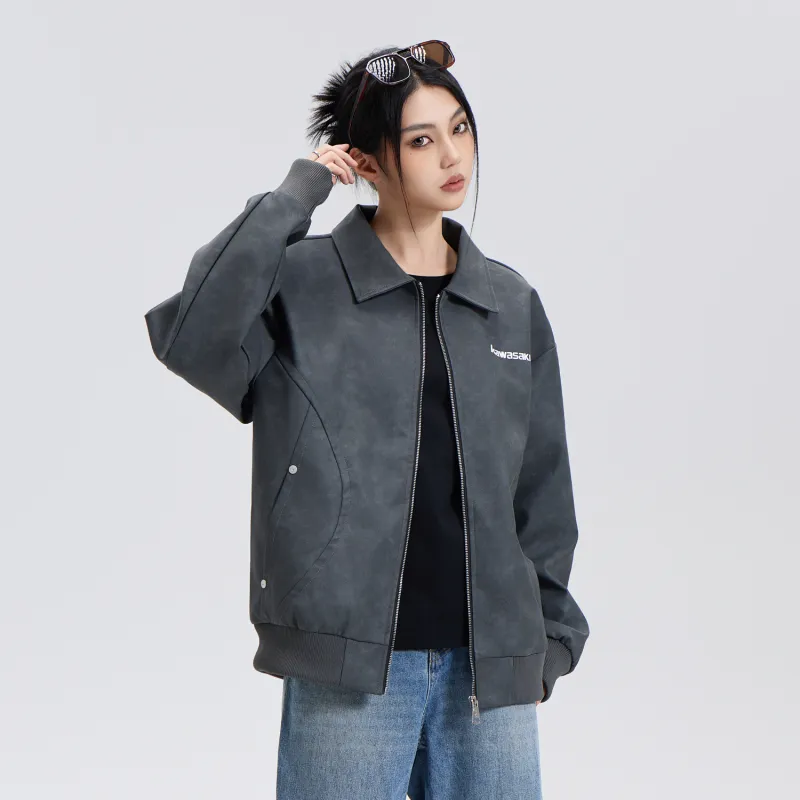Kawasaki Leather Jackets Unisex-5