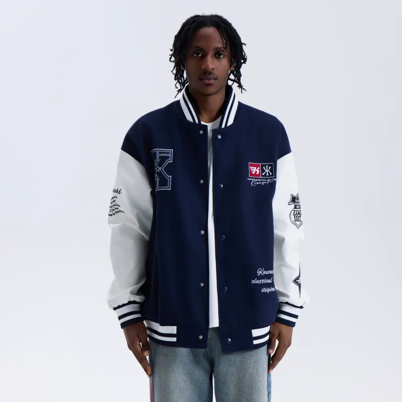 Kawasaki Baseball Jacket Unisex-13