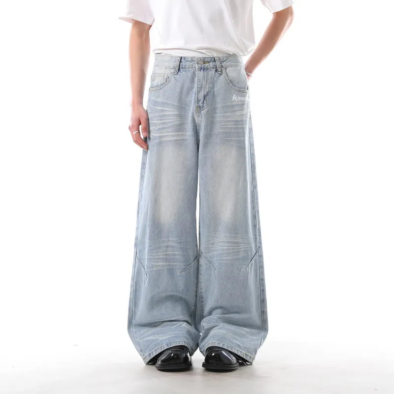 Kawasaki Jeans Unisex Light Blue-3