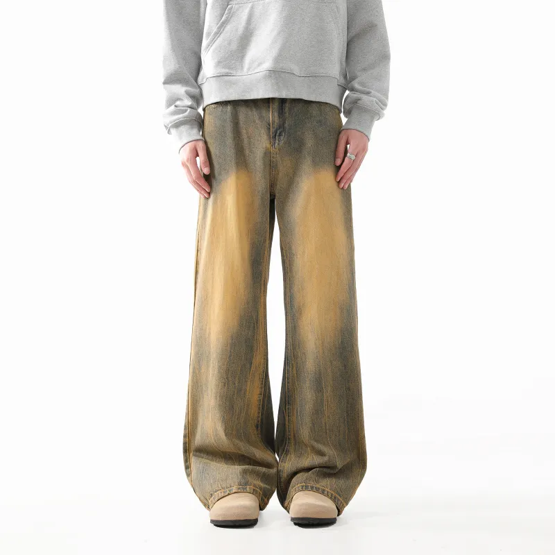 Kawasaki Jeans Unisex Vintage Yellow-2