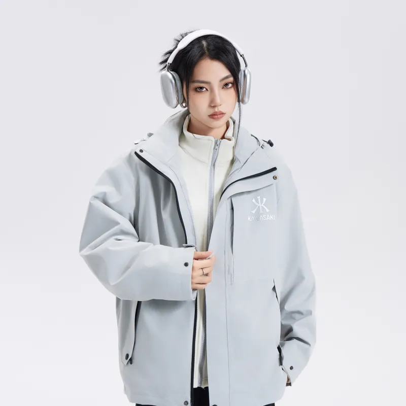 Kawasaki Water Resistant Windproof Wear Resistant Windbreaker Jacket Unisex-23