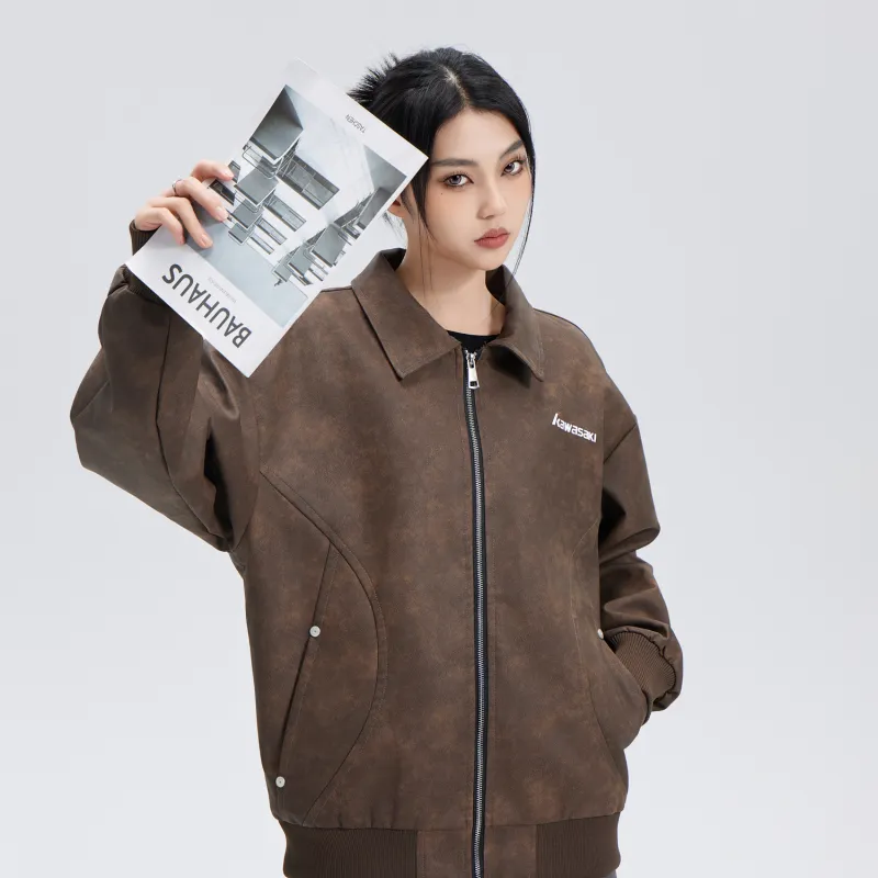 Kawasaki Leather Jackets Unisex-12