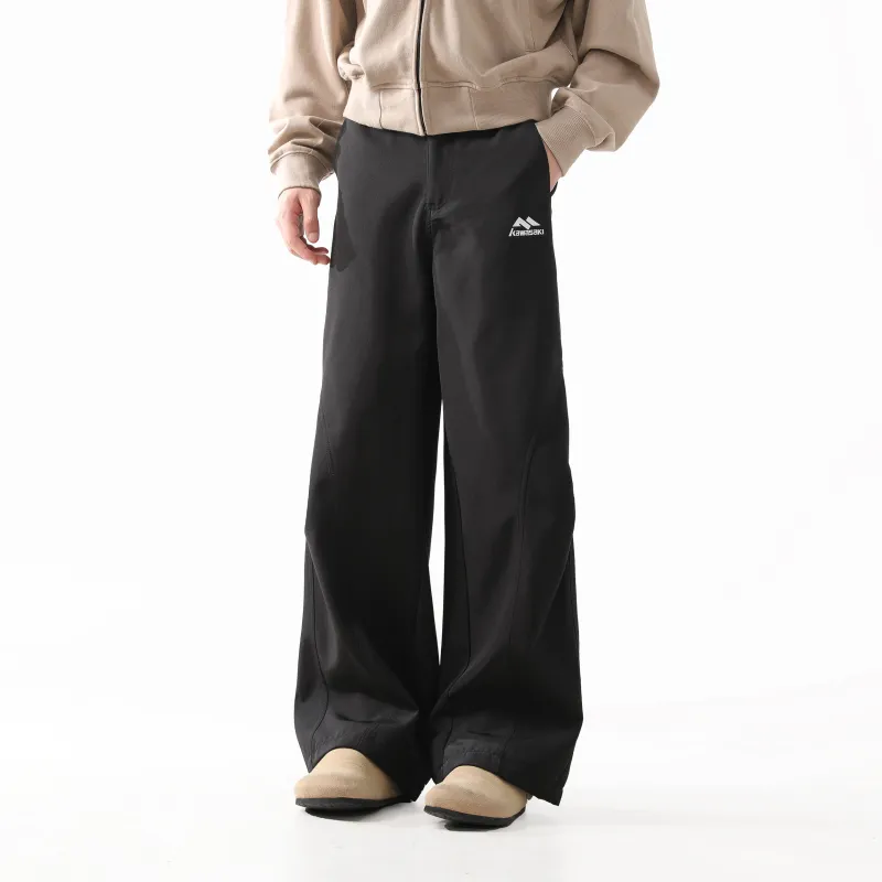 Kawasaki Casual Pants Unisex Black-3