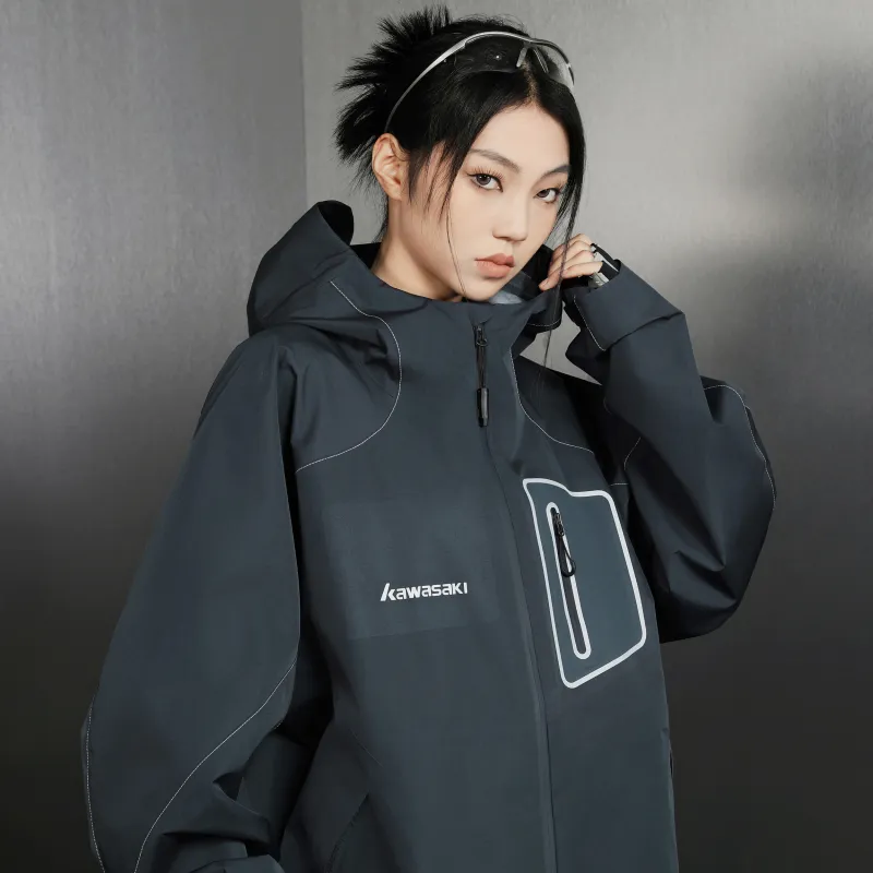 Kawasaki Windbreaker Jacket Unisex-4