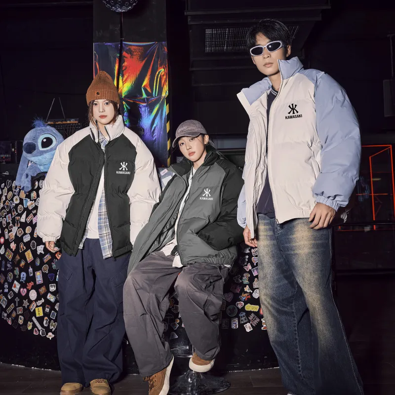 Kawasaki Puffer Jackets Unisex-15