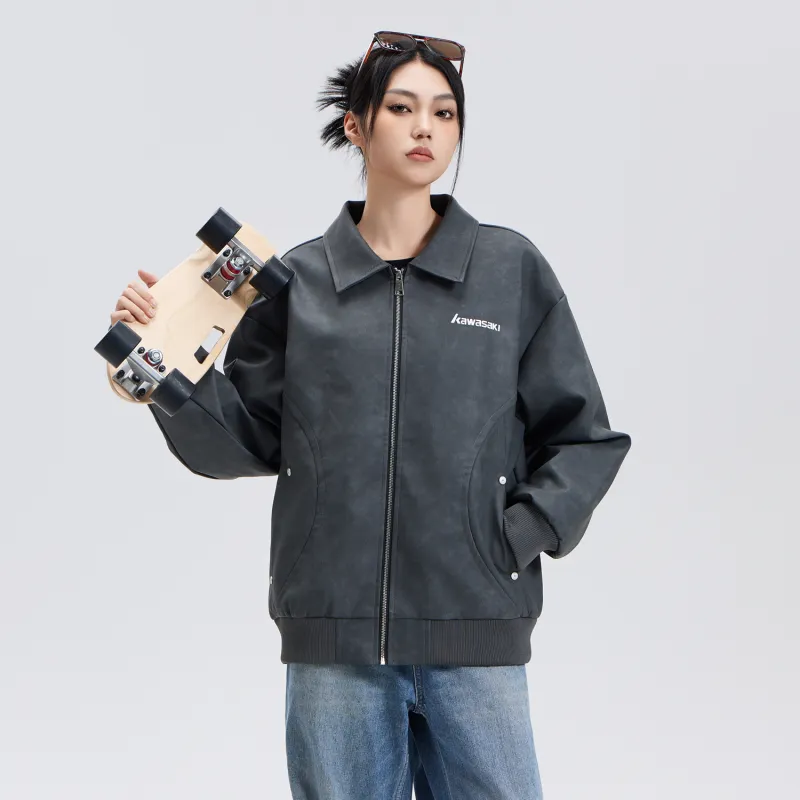Kawasaki Leather Jackets Unisex-22