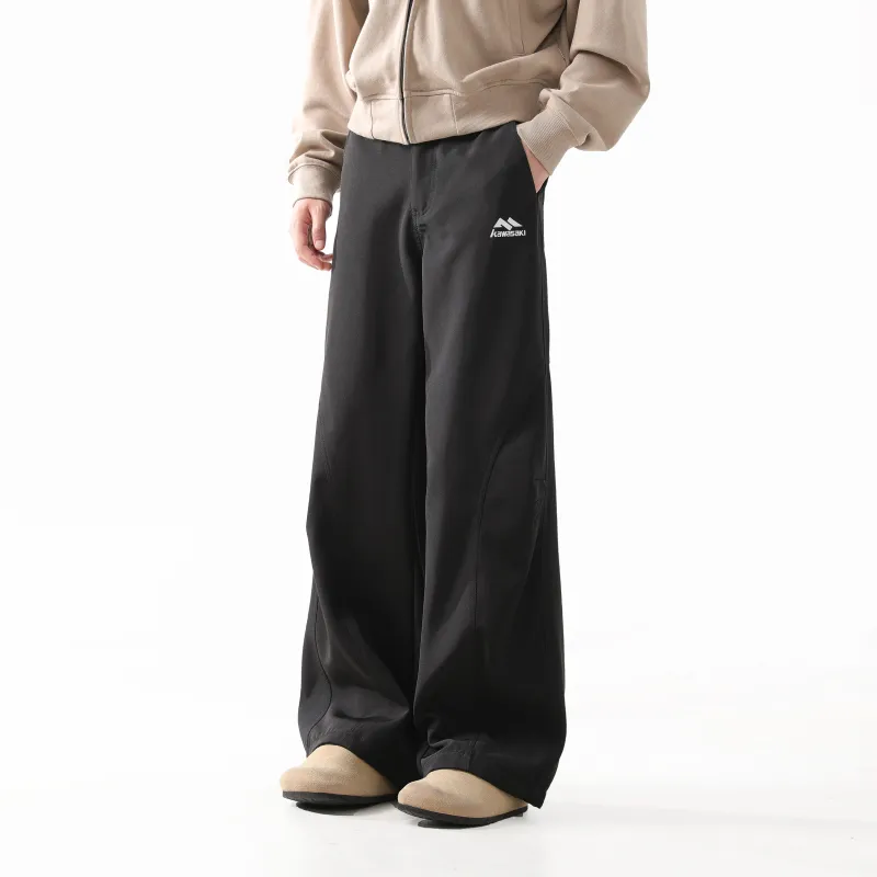 Kawasaki Casual Pants Unisex Black-4