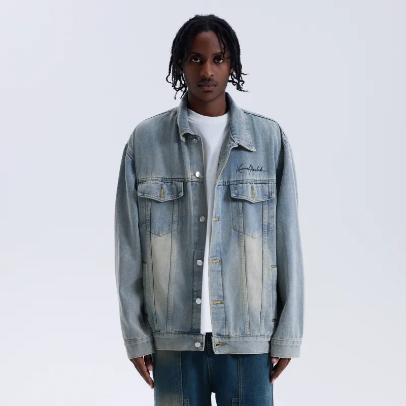 Kawasaki Denim Jackets Unisex-12
