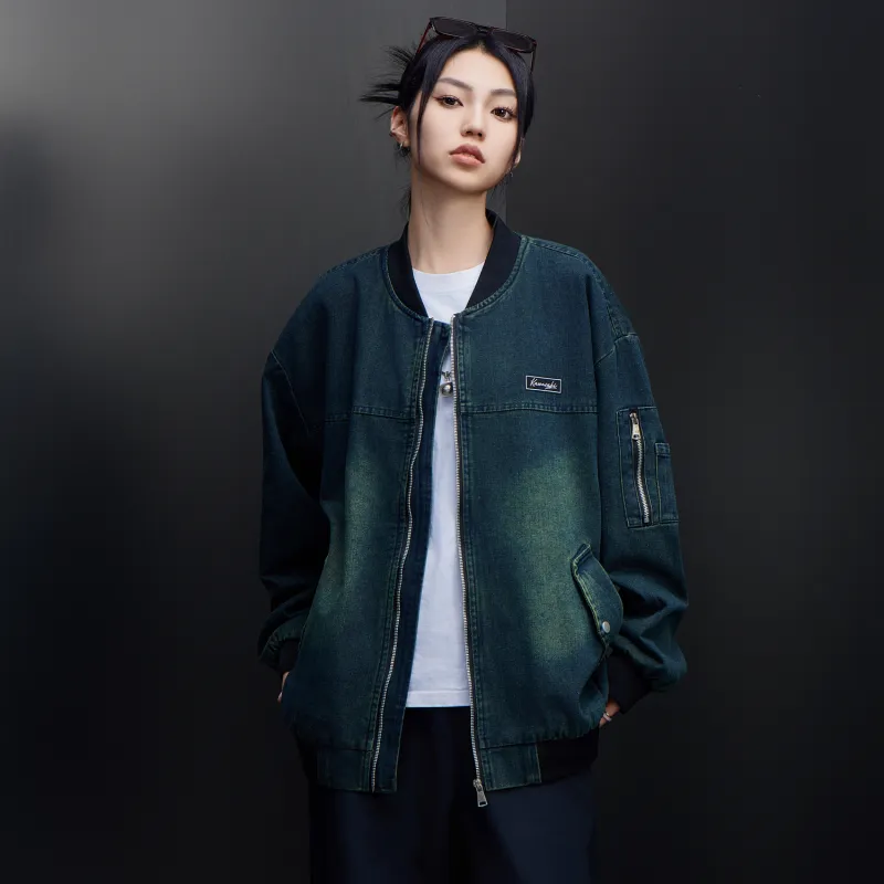 Kawasaki Baseball Jacket Coat Unisex-11