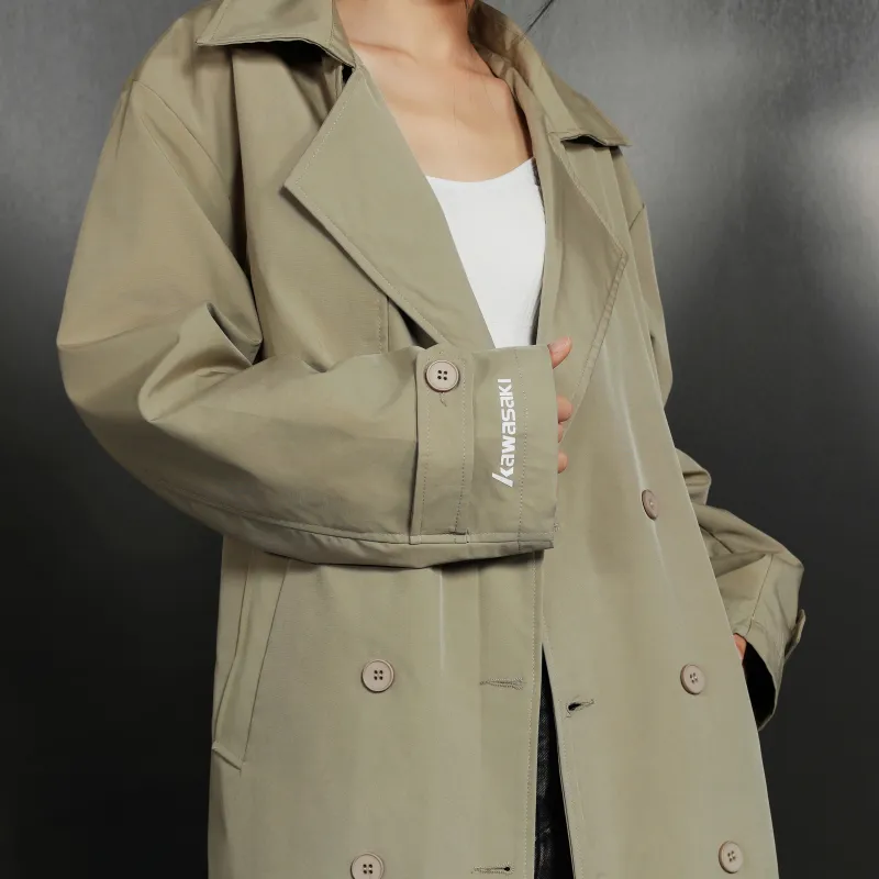 Kawasaki Trench Coats Unisex-5
