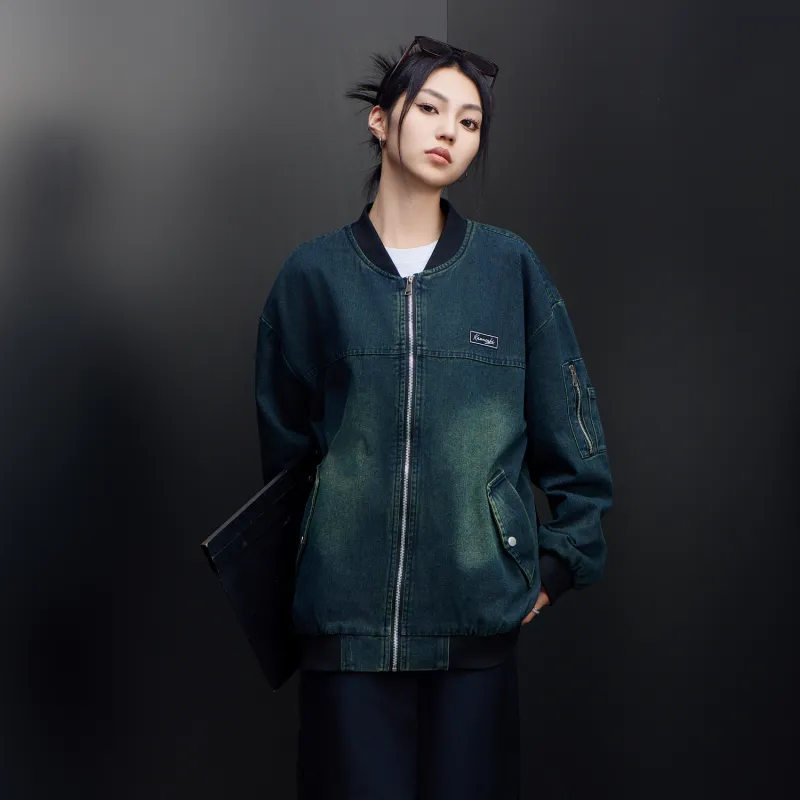 Kawasaki Baseball Jacket Coat Unisex-10