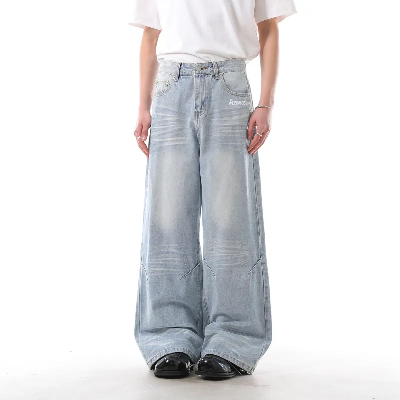 Kawasaki Jeans Unisex Light Blue-4